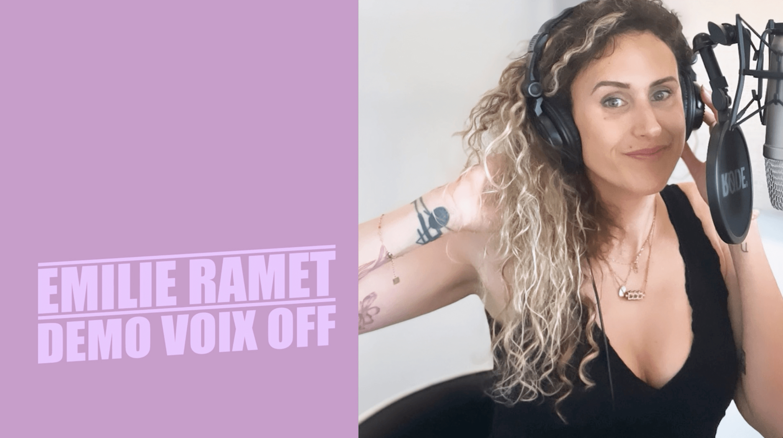 Bande démo Emilie Ramet